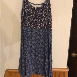 Blue Flowy Sundress